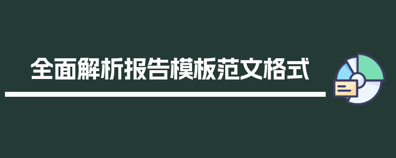 全面解析报告模板范文格式